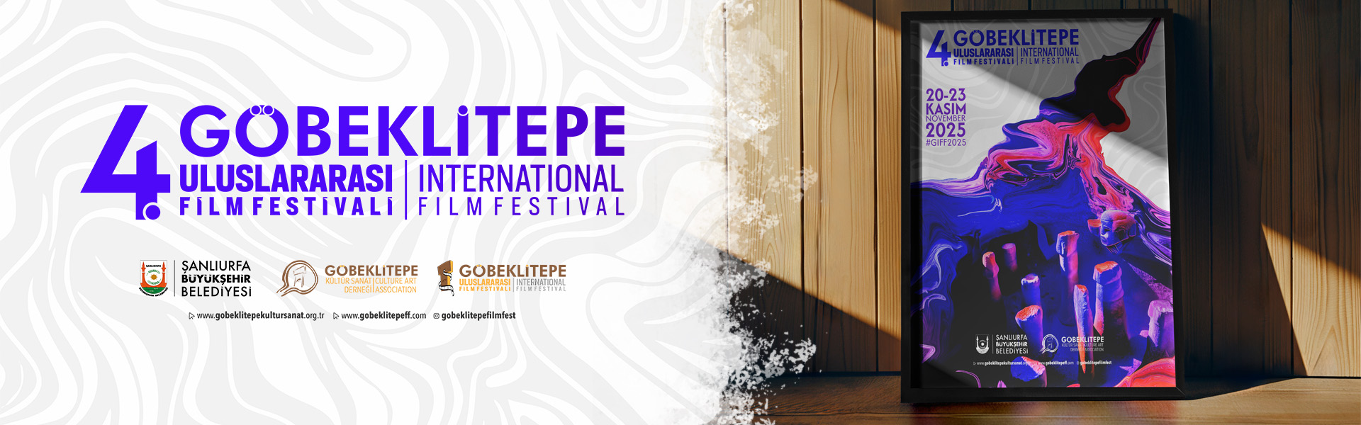 4. Göbeklitepe Uluslararası Film Festivali Afişi Yayında! – The Official Poster of the 4th Göbeklitepe International Film Festival is Here!