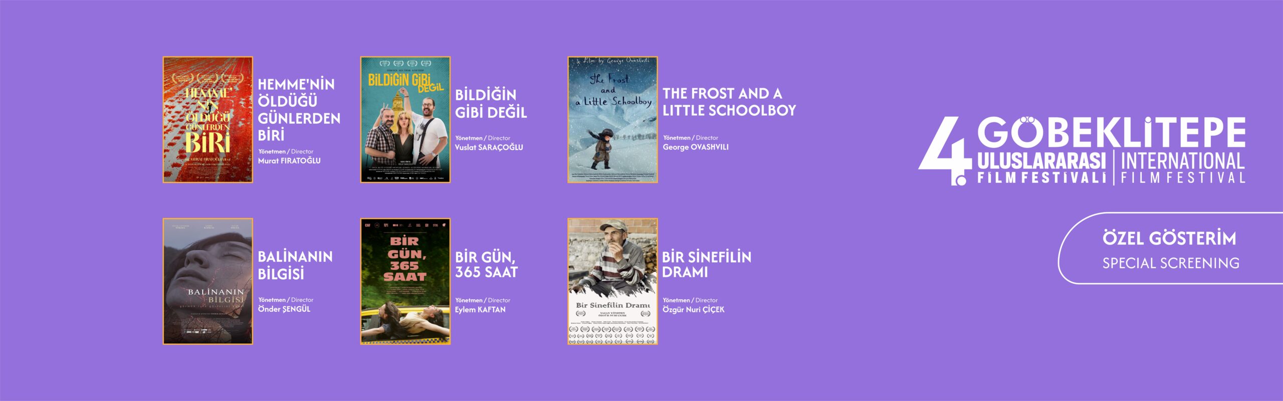 Özel Gösterim Seçkisi Açıklandı / Special Screening Selection Announced